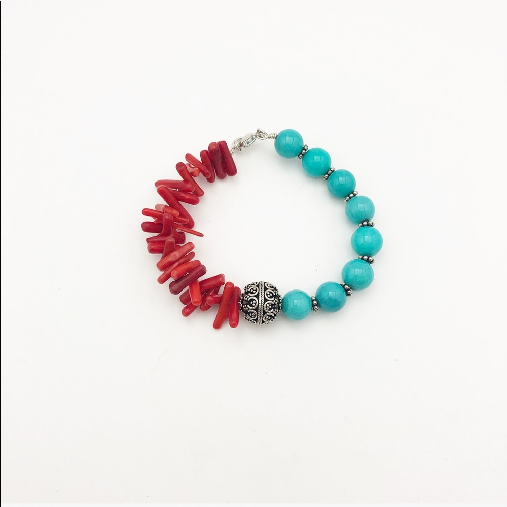 ARTISAN TURQUOISE GEMSTONE BRACELET
